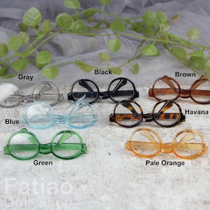 New fashion Full-Rim Dolls Plastic Glasses fit 1/3 BJD size
