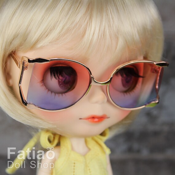 New Dolls Fashion Hipster Sunglasses Glasses for Blythe 