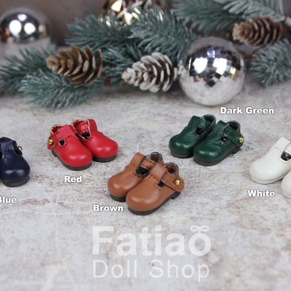 Fatiao - New Lati Yellow / Pukifee / Blythe / Pullip / OB22 / 1/8 BJD Doll Shoes (Size 2.5cm)