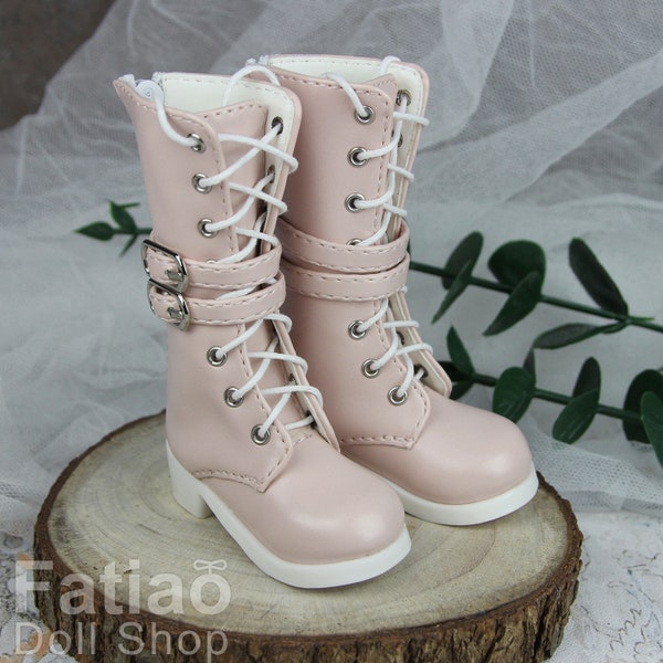 Fatiao - New 1/4 BJD MSD Dollfie Dolls Shoes Boots - Pink (Size 5.5cm)