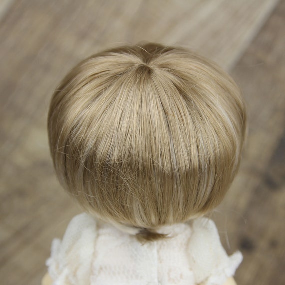 1//8 Girl BJD SD Doll Wig Long Dollfie 5 /"Bjd Doll Wig Long Curly Coffee Free