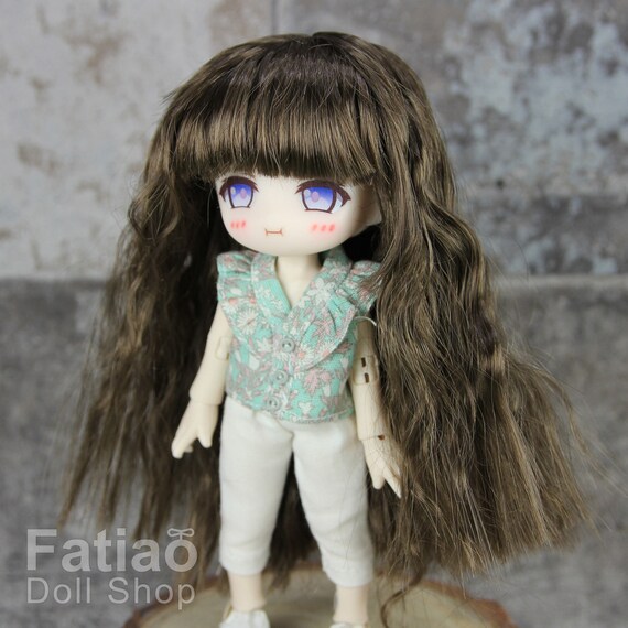 Fatiao New Dollfie Little Pullip DAL Nendoroid BJD Dolls Wig Size 4 5 Umber Etsy UK