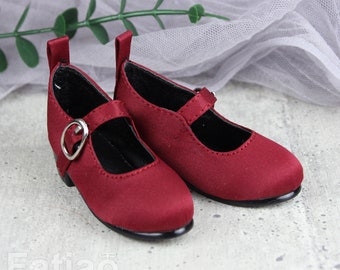 Fatiao - New 1/3 BJD Dollfie Dolls Mary Jane Shoes - Rouge (Taille 6.5cm)