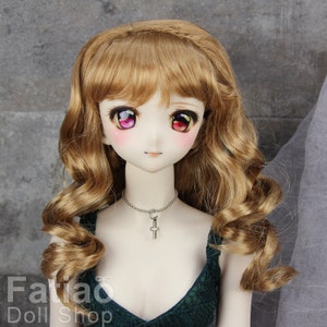 Fatiao - New Dollfie SD DD 1/3 BJD Dolls Wig size 8-9" - Ocher