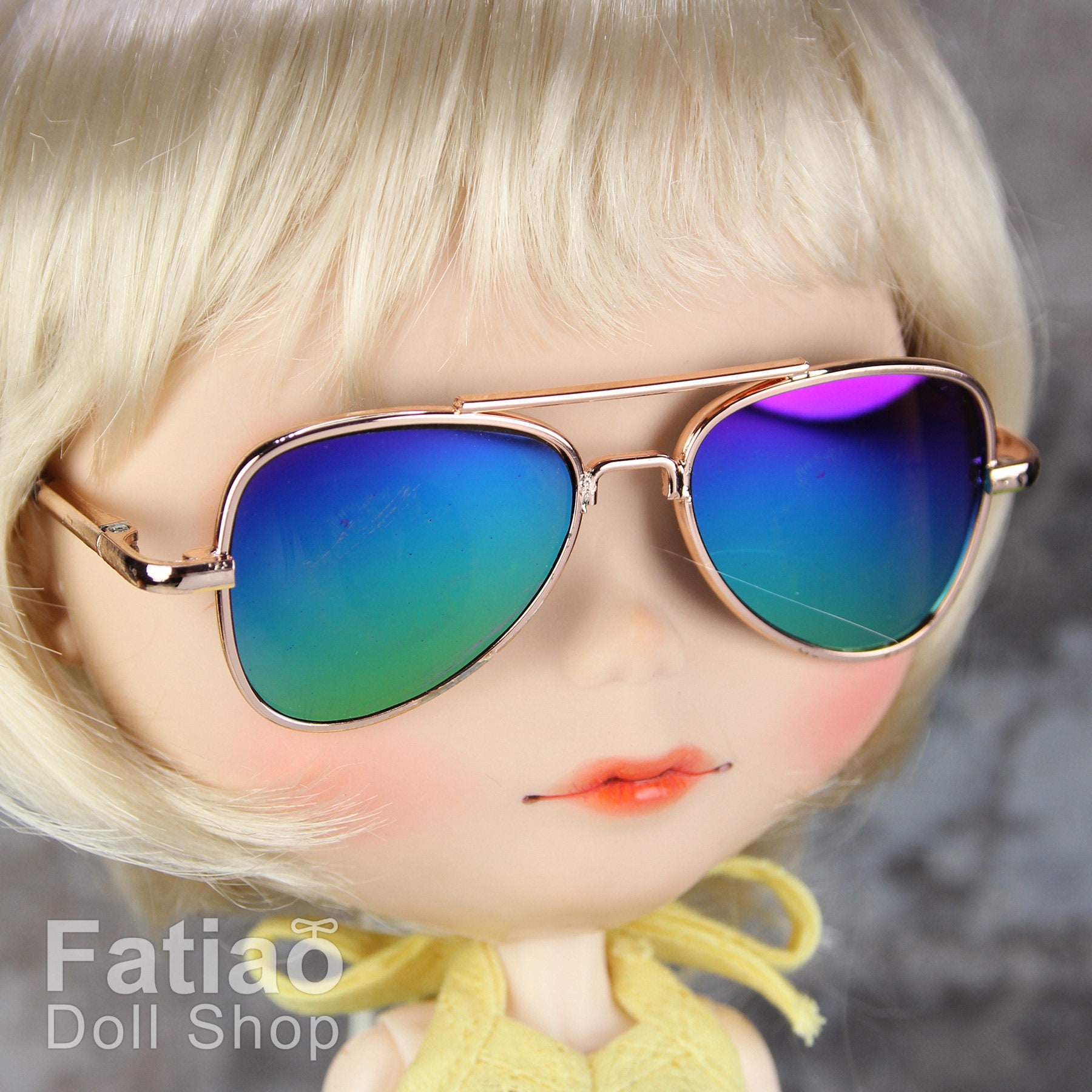 New Dolls Fashion Hipster Sunglasses Glasses for Blythe 