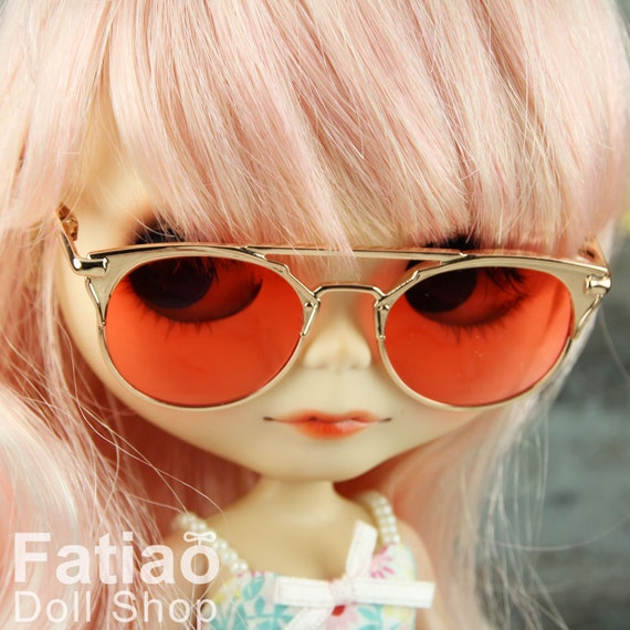 New Dolls Fashion Hipster Sunglasses Glasses for Blythe 