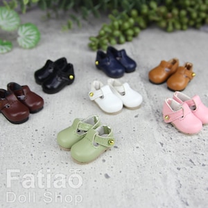 Fatiao - New Lati Yellow / Pukifee / Blythe / Pullip / OB22 24 / 1/8 BJD Doll Shoes (Size 2.5cm)