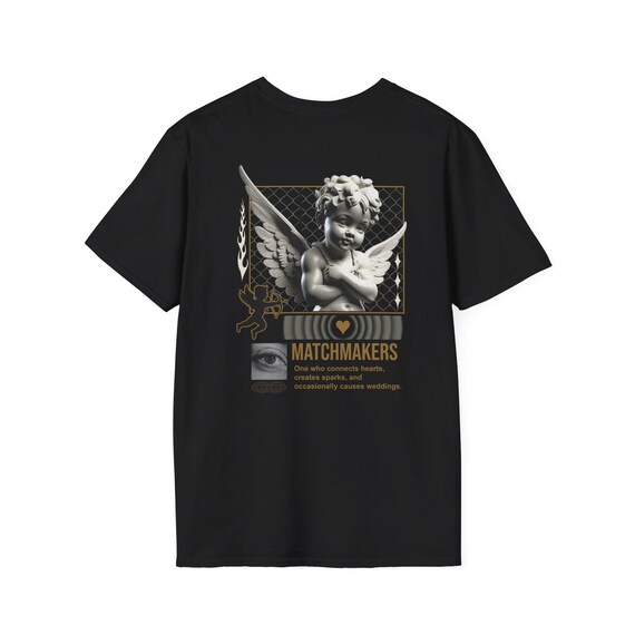 Tシャツ・カットソー Luxury Street Wear vintage angel print for nir unisexual Luxury Street Wear Nirvana Angel Print tee Vintage unisexual