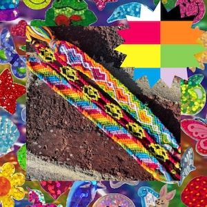 kidcore aesthetic trio bracelet set