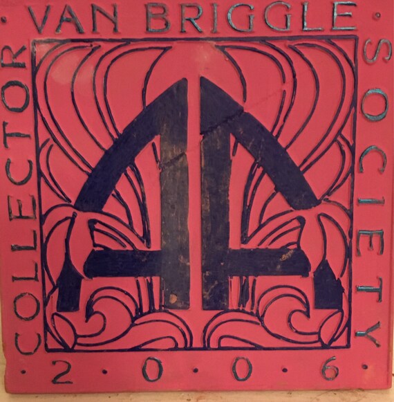 Van Briggle Pottery Tile Single Painted 2006 Collectors Tile