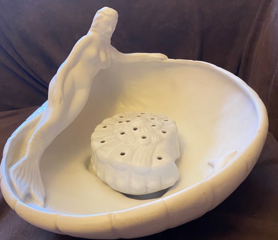 Van Briggle Pottery Bowl &Frogger Exquisite Moon Glow