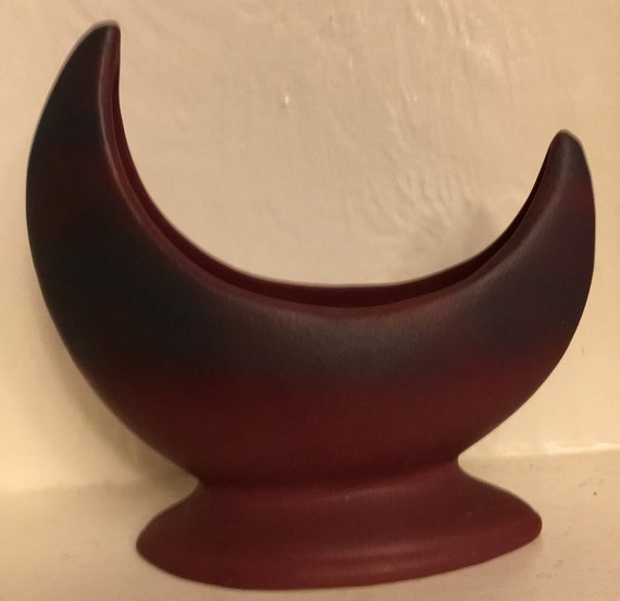 Van Briggle Pottery Mulberry Cresent Moon