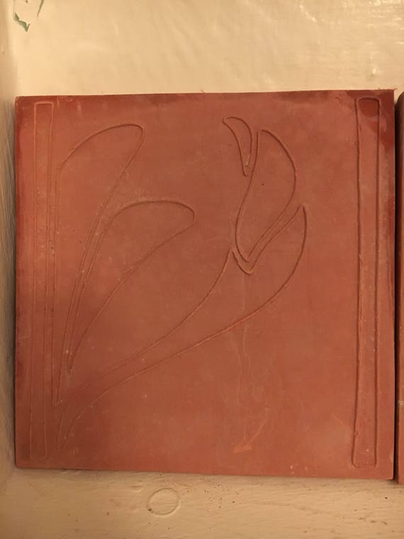 Unpainted tile Leaf 6 x 6 multiple singles