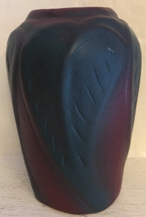 Van Briggle Pottery Mulberry Leaf Vase