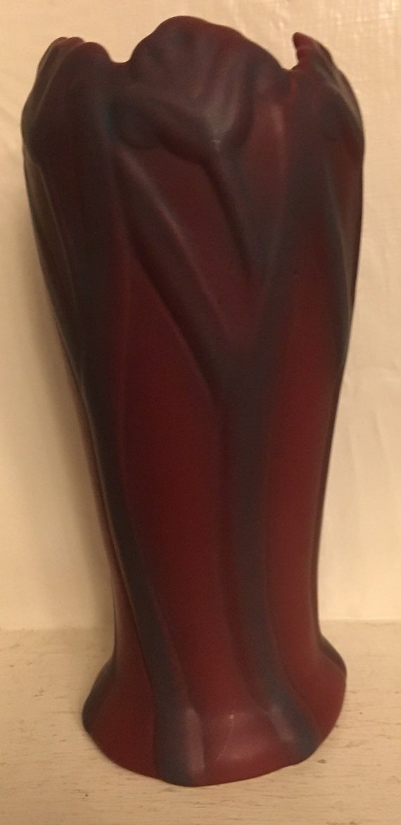 Van Briggle Pottery Mullberry Daffodil Vase 1920’s