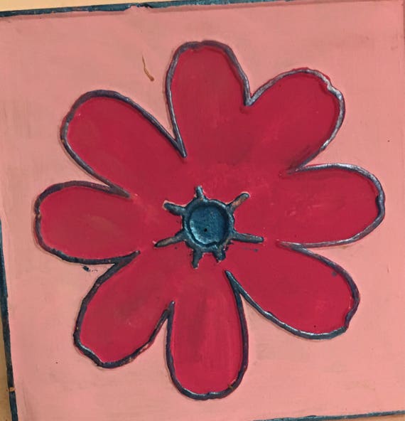 Van Briggle Pottery Single Painted Flower only one