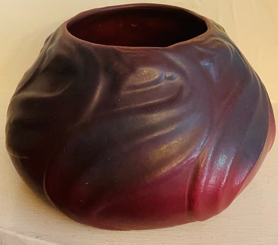 Van Briggle Pottery Low Bowl Mullberry USA 1920