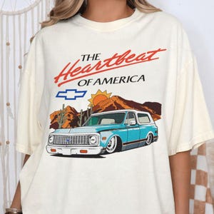 シボレートラックは決して劣っていなかった アメリカの鼓動 ヴィンテージグラフィックTシャツファイル PNG デジタルダウンロード