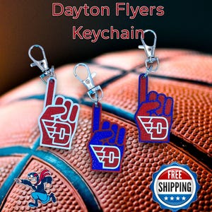 Dayton Flyers #1 Keychain