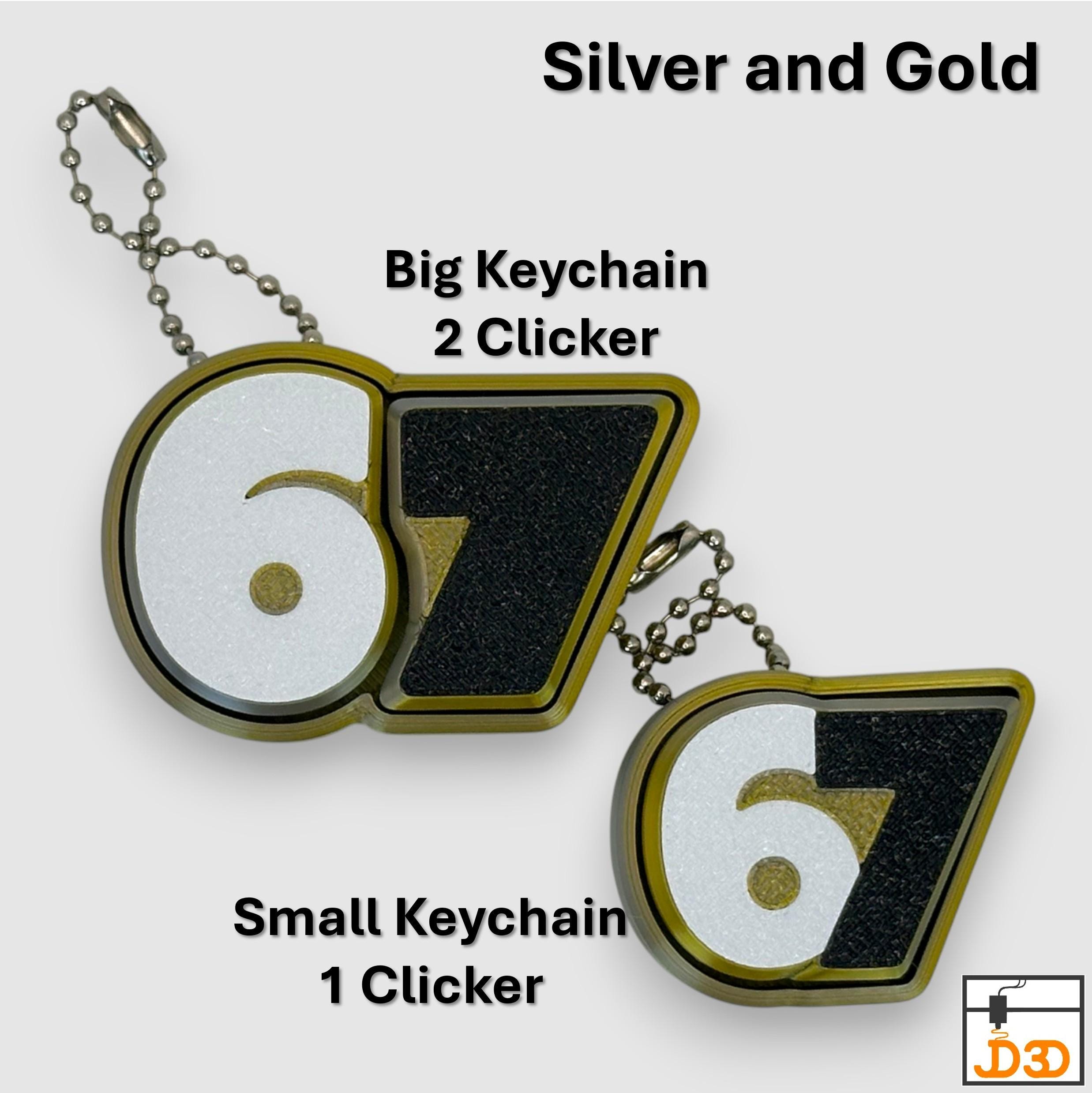 6 7 Clicker Fidget Keychain - Etsy
