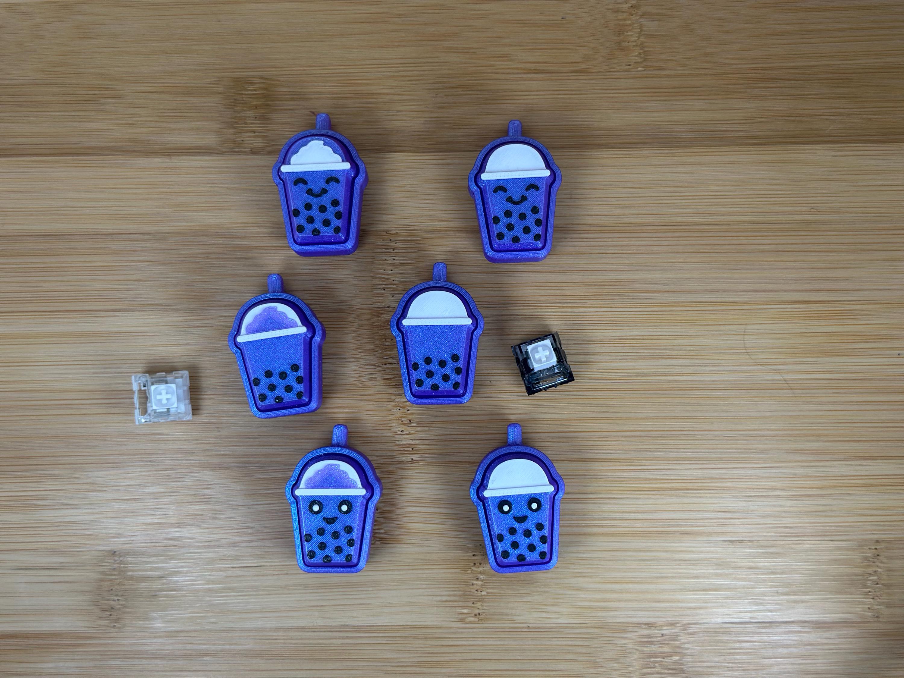 Boba Tea Clicker Fidget Keychain - Etsy