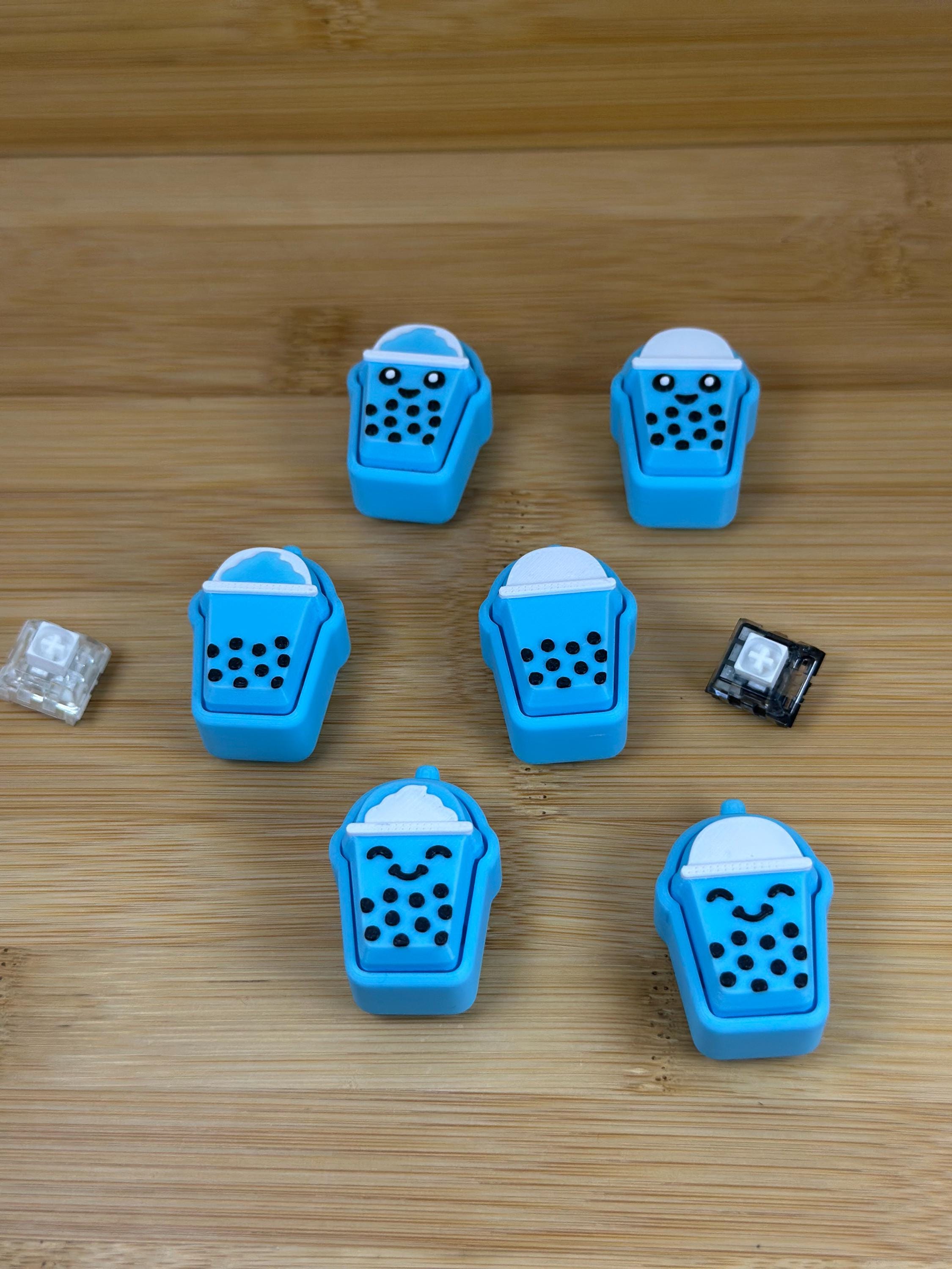 Boba Tea Clicker Fidget Keychain - Etsy