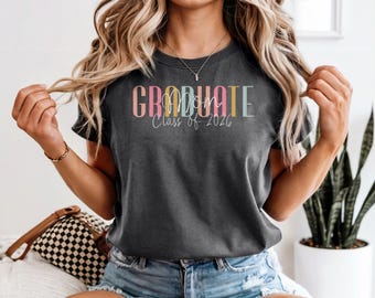 Graduate Mom Klasse von 2026 Tshirt, Vintage Senior Shirt, Mom Graduierung Shirt, Klasse von 2026 Senior T-Shirt, Senior Graduate T-Shirt