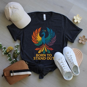 Geboren, um aufzufallen Shirt, Stolz, die Zukunft ist inklusive Sweatshirt Liebe für alle LGBTQ Geschenk Shirt Trans Rechte Shirt Regenbogen Stolz Shirt