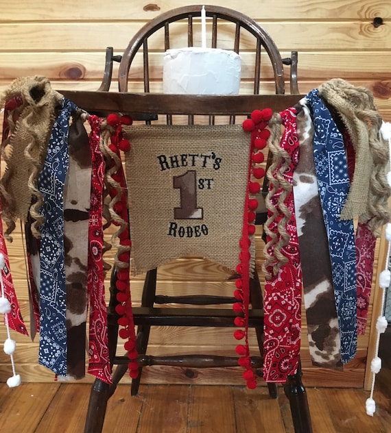 NAME 1ST Personalized BROWN COWHIDE Look Suede Fabric/Cowboy/Rodeo Birthday/Rodeo Banner-High Chair Banner-Banners-Birthday Party Banner Il_570xn
