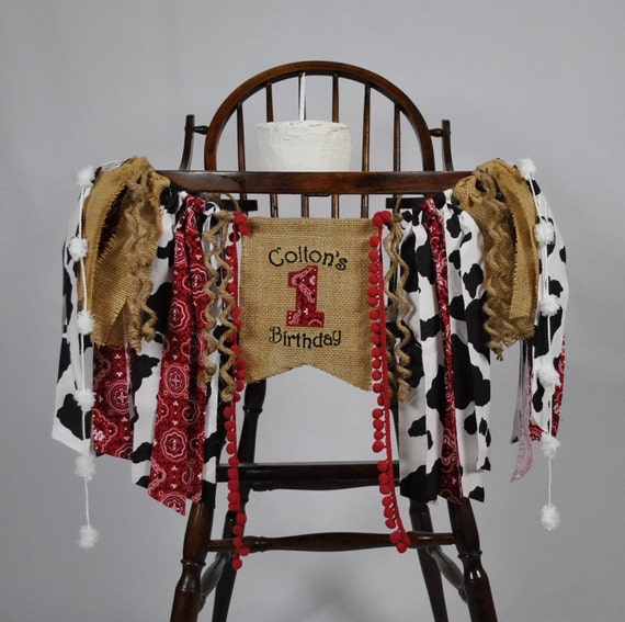 NAME PERSONALIZED COWBOY Rodeo 1st Birthday/Rodeo Banner-High Chair Birthday Banner-Banners-Birthday Banner One Party Banner-Photo Prop Il_570xn