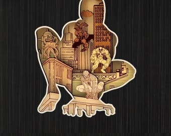 Spider-Man 3D Laser Cut File, Superhero SVG (Digital Download)