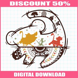 König der Löwen Zeichentrickfigur geschnitten Datei, Disney Animal Kingdom zwar, Disney Safari Shirts, Tierreich Familie Reise Digital Shirt svg