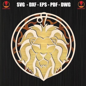 Leo Zodiac Sign Laser Cut, 3DLayer Zodiac Mandala Cutting, Multilayer Lion Mandala Cnc Cutting File, Leo Star Sign Mandala Wall Art Svg File