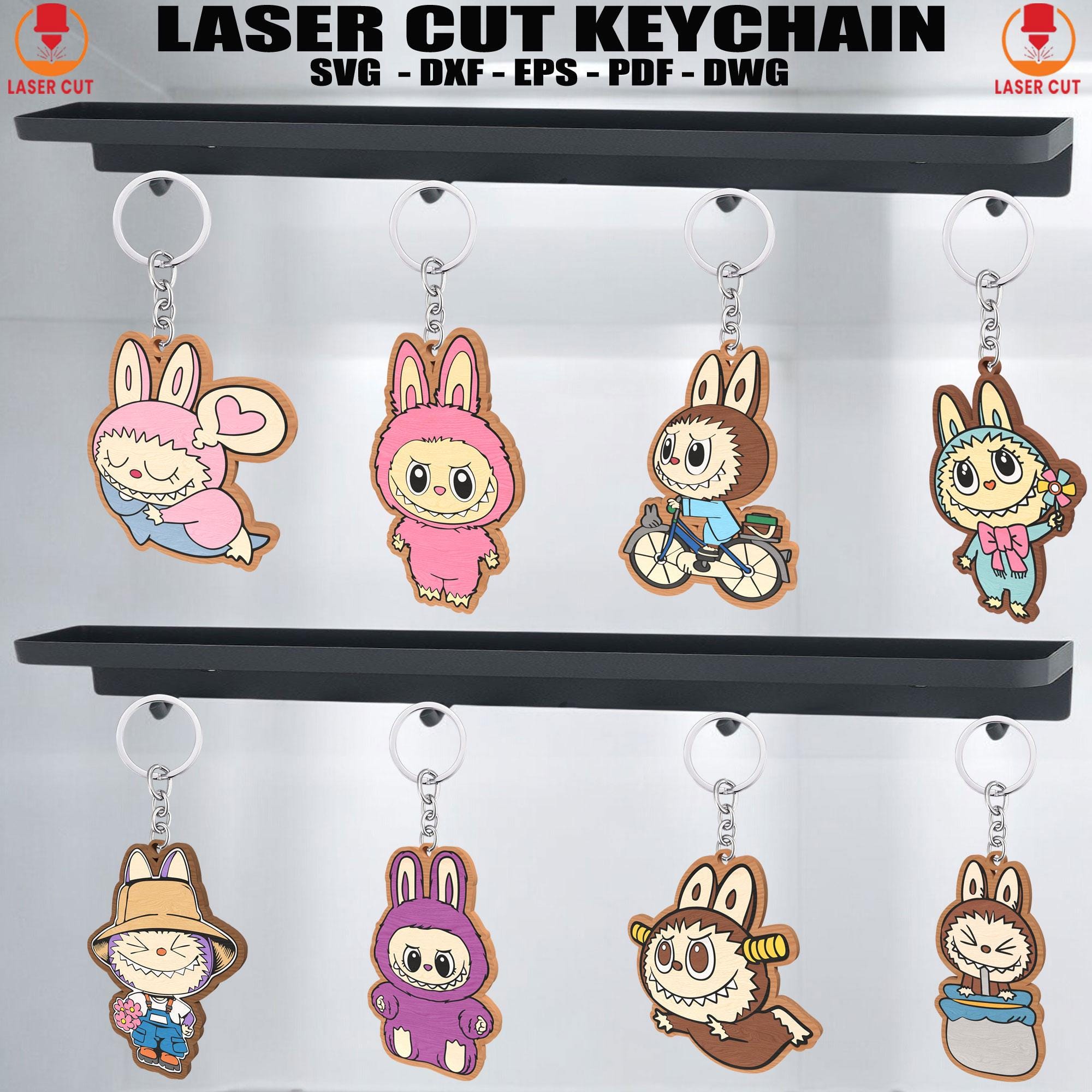 らぶぶキーペンダント Labubu key chain - Etsy 日本