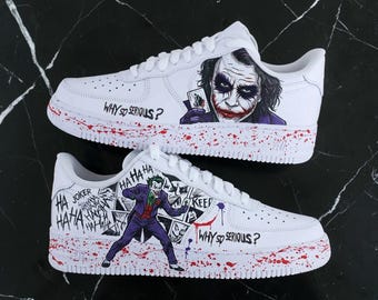 Air Force 1 Joker Custom, Comic Hand Painted Shoes, Personalized Shoes