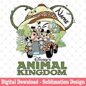Animal Kingdom Mouse Svg, Family Safari Tour Svg, Mouse And Friends Svg, Family Trip Svg,  Vacay Mode Svg, Safari Trip Svg Shirt Digital