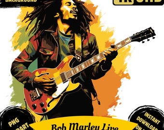 Bob Marley BLANK Card, Jamaica, Rasta Lion. Wailers, Blank