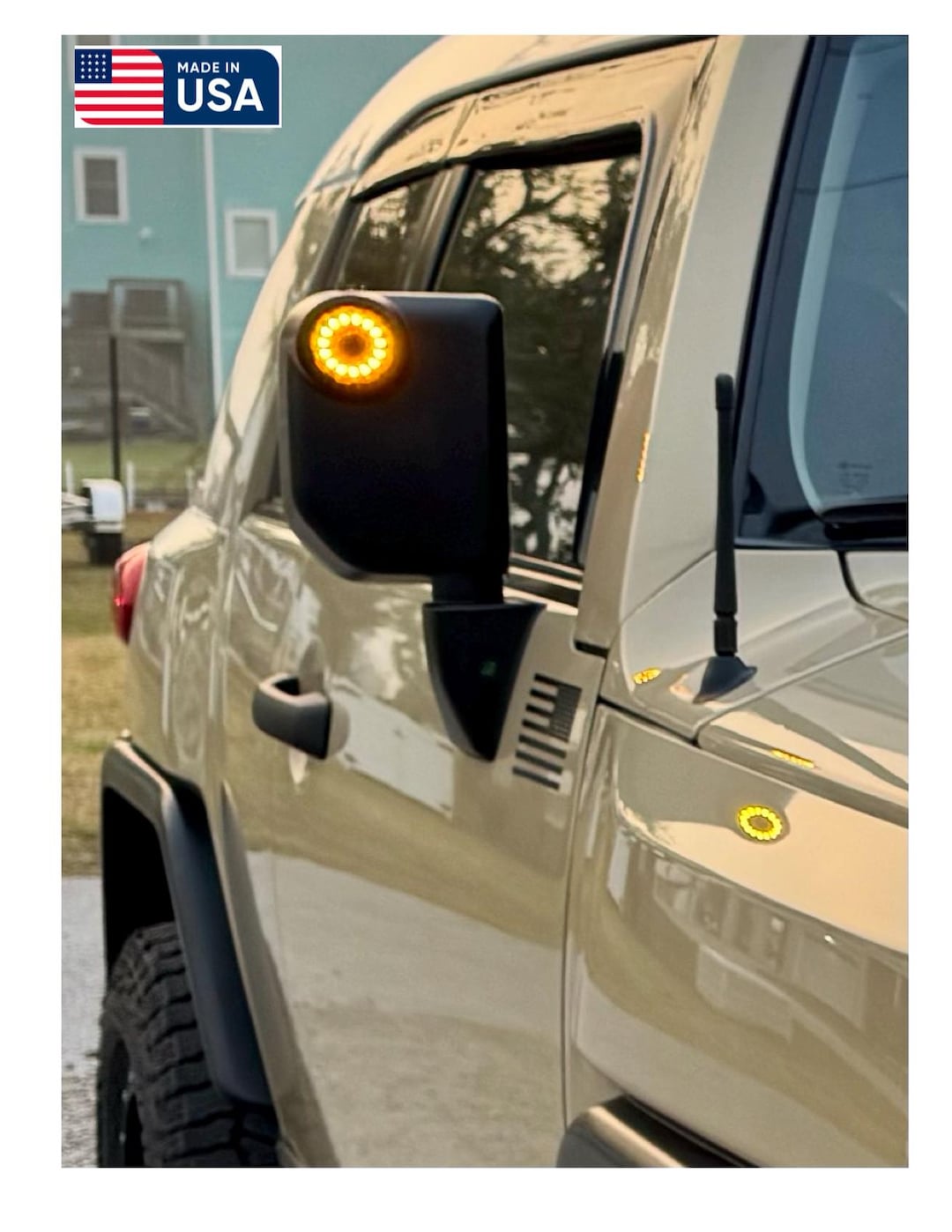 FJ Cruiser - KC Cyclone V2 Mirror Light Retrofit Brackets