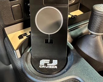 FJ Cruiser - iPhone MagSafe wireless charger cup mount. (for iPhones only, not compatible w/ iPhone 17 or Max)