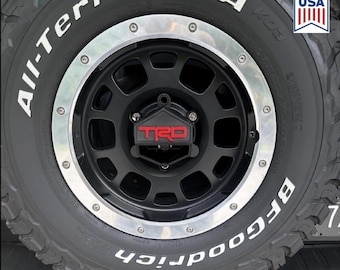FJ Cruiser Rear Camera Cover - Toyota factory, Trail Teams, SCS, KMC & other aftermarket wheels. Stainless steel hardware included