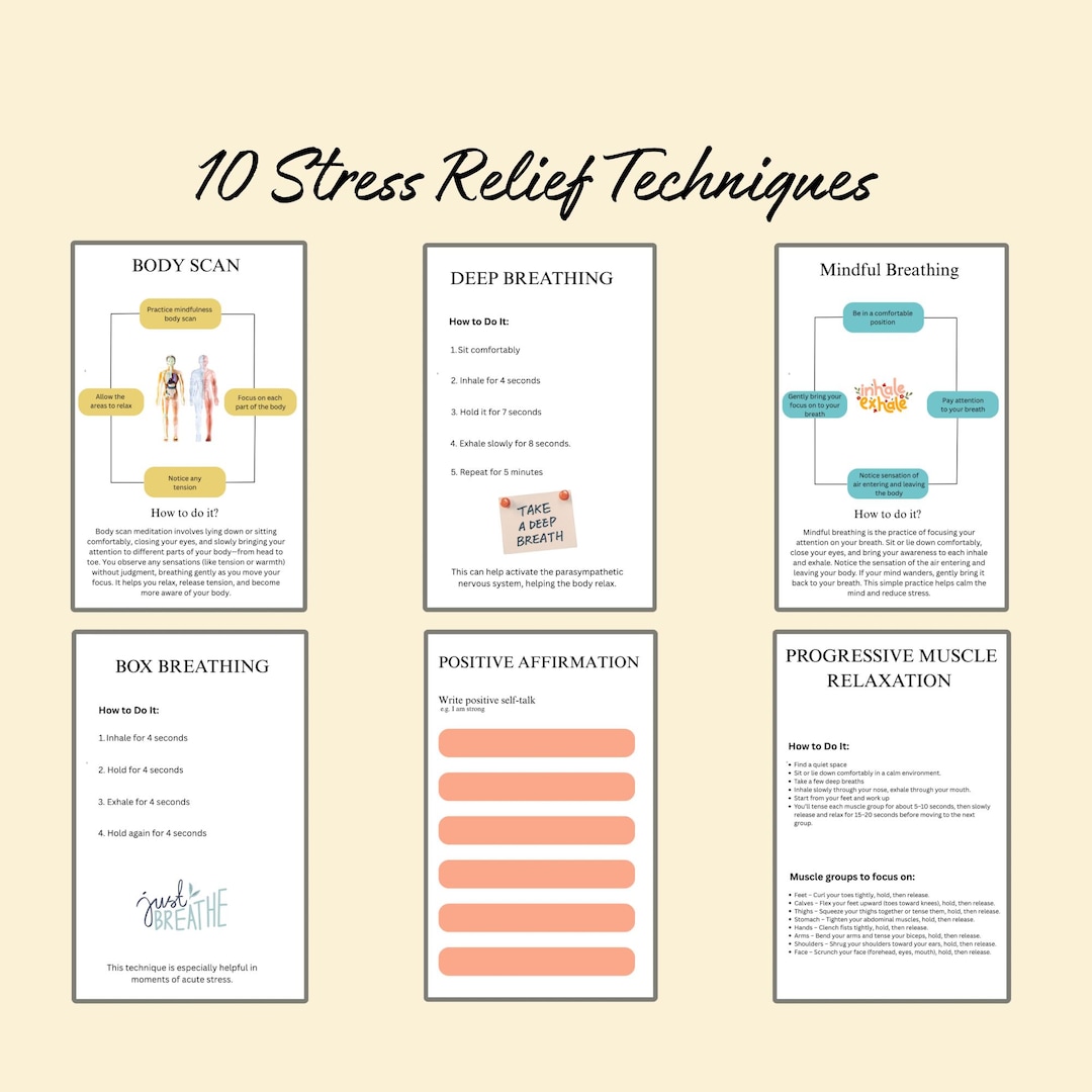 Stress Management Guide PDF – 10 Coping Skills, Anxiety Relief ...