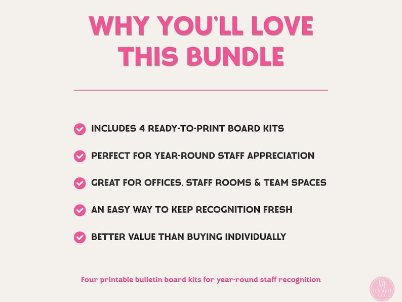 Employee Recognition Bulletin Board Bundle | Staff Appreciation Display ...