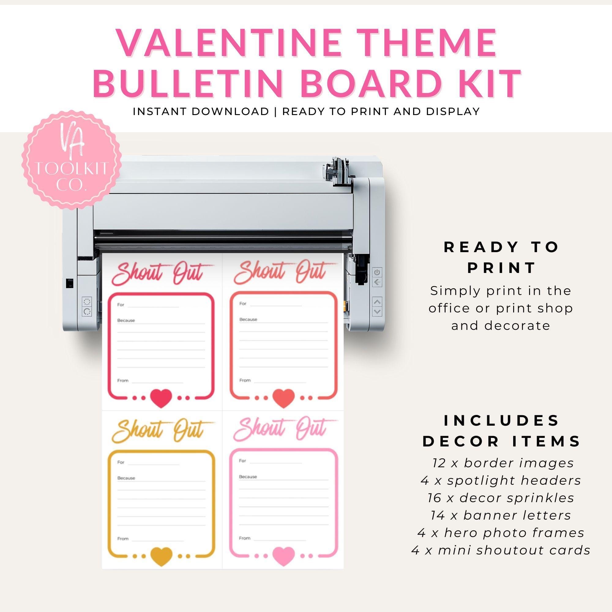 Staff Shout Out Bulletin Board, Employee Recognition Kit, Staff ...