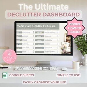 Hoja de cálculo con lista de verificación de limpieza / Hojas de cálculo de Google / Planificador de limpieza / Lista de verificación de limpieza definitiva / Organiza tu hogar / Descarga digital