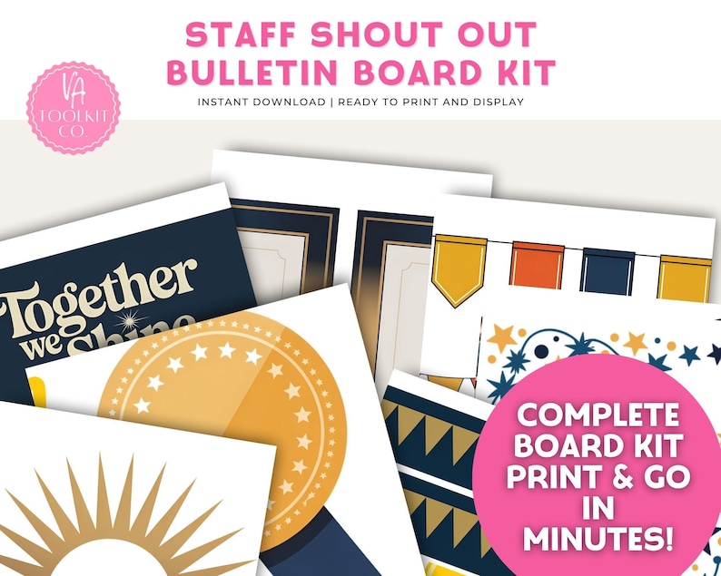 Employee Recognition Bulletin Board, Fall Staff Appreciation Display ...