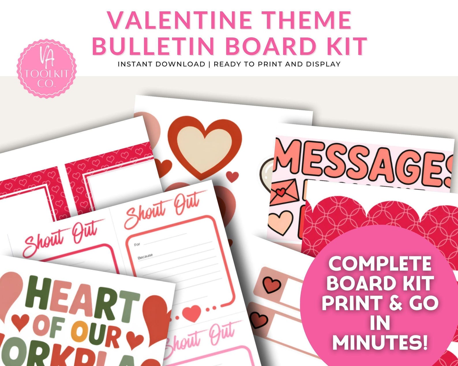 Staff Shout Out Bulletin Board, Employee Recognition Kit, Staff ...