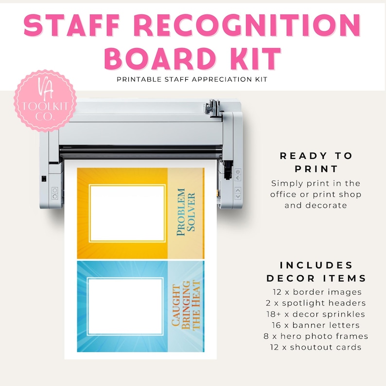 Employee Recognition Bulletin Board – Summer Staff Appreciation Display ...
