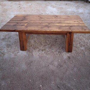 rustic handmade custom size wooden coffee table old style farmhouse decor natural live edge reclaimed solid rectangular barn wood table gift