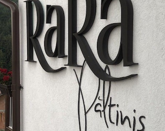Custom 3D Metal Letters, Stainless Steel Sign, Modern Business Logo, Laser cut Logo, Office wall signage, Business Sign, Beauty Salon Sign