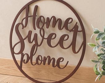 Custom Rusted Metal Letters, Corten Steel Sign, Rustic House Name Sign, Laser Cut Metal Letters, Farmhouse Decor, Outdoor Metal Sign